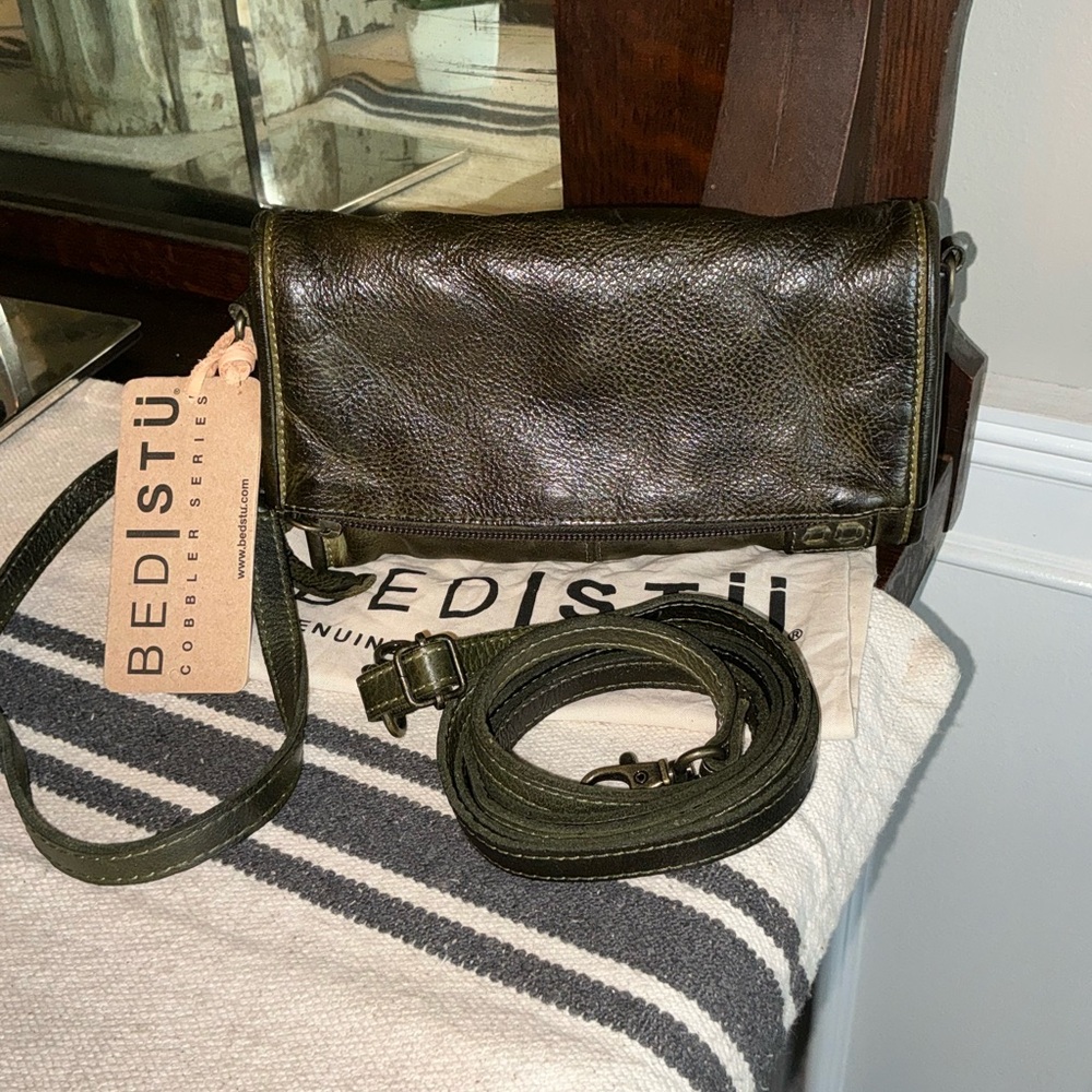 Bed Stu Olive Green Crossbody Bag